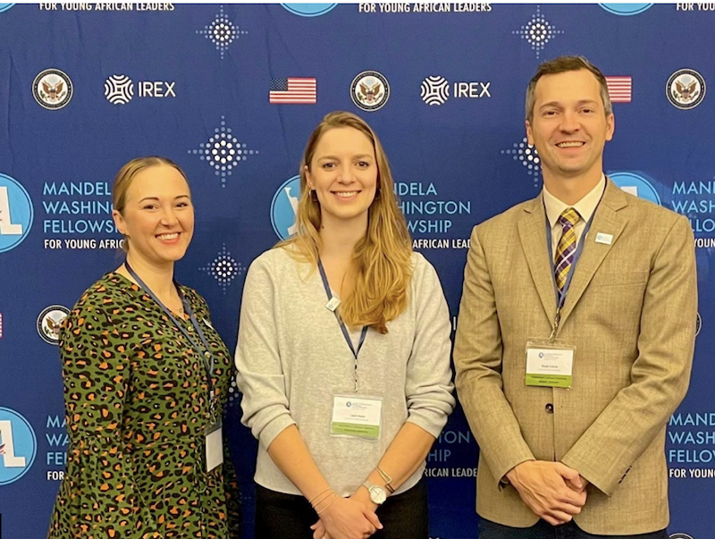 LSU’s Dr. Sarah Becker, Laura Dean, and Dr. Oliver Crocco