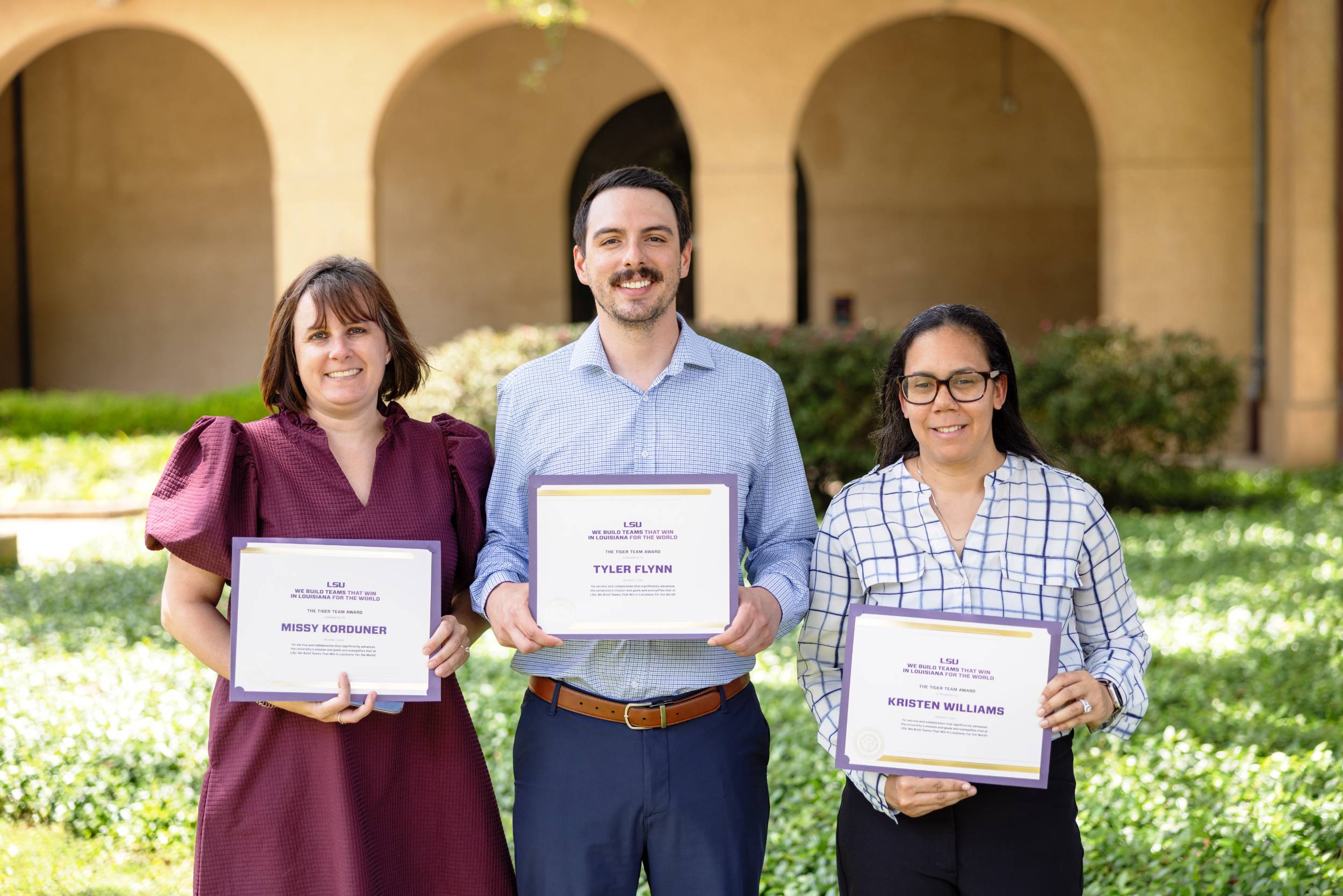 Missy Korduner, Tyler Flynn, and Kristen Williams Missy Korduner, Tyler Flynn, and Kristen Williams