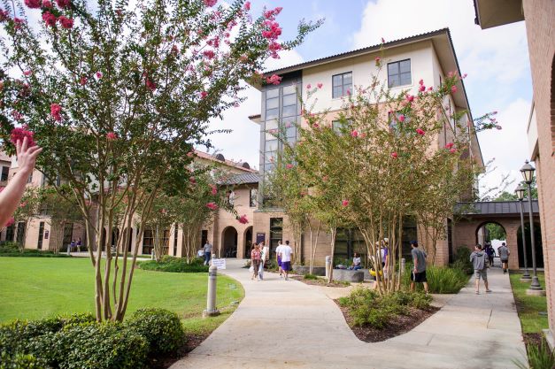 Close up photo of BRC West Hall building