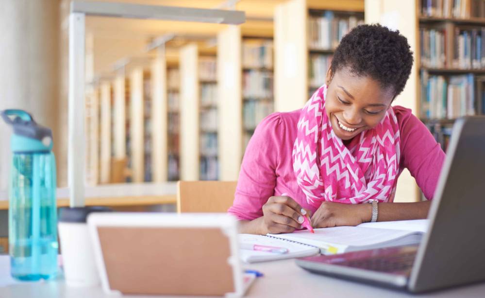 smiling student