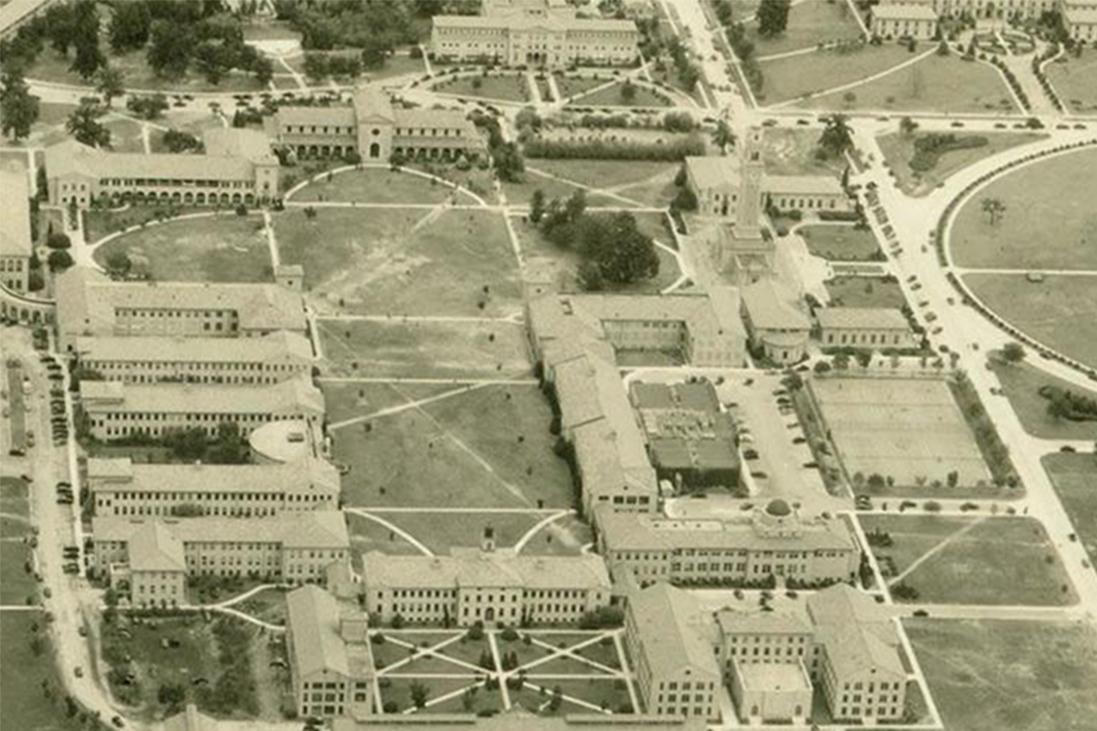 campus aerial photo